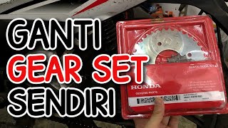 3 Langkah Pemasangan Gear Set dan Rantai Motor Anda