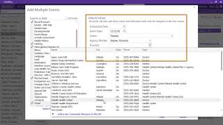 #CPsmart 90 Day Requirements: Add Multiple Events for Quick Data Entry