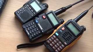 merkst.de: Baofeng Pofung UV-5R, GT-3 TP und YAESU VX-3E