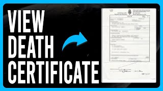 How to View a Death Certificate (How to Find a Death Certificate)