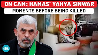 On Camera: Hamas Chief Yahya Sinwar’s Last Moments Before Being Killed By Israel, Seen Throwing…