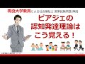 ピアジェの認知発達理論はこう覚える 第34回 問題010 心理学理論と心理的支援 【社会福祉士 国試対策】過去問解説