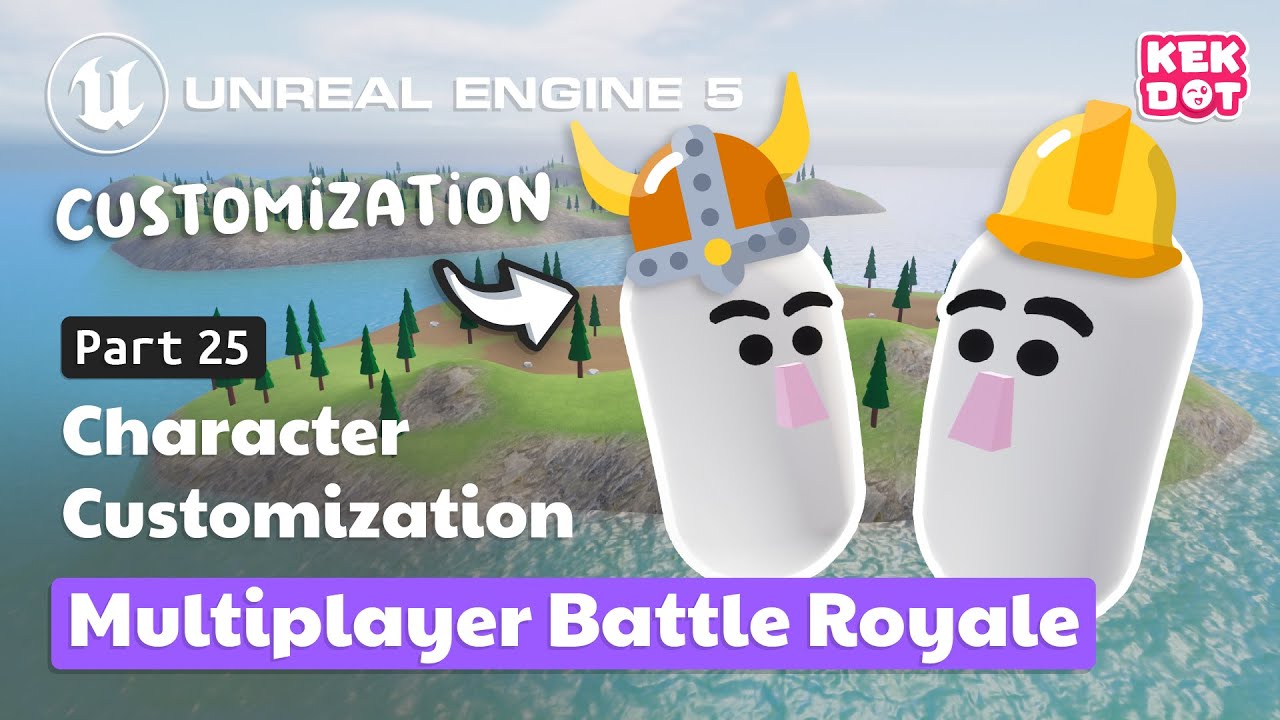 Creating The Character Customization | 25 | Multiplayer Battle Royale ...