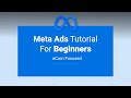 Facebook Ads Tutorial for Beginners (2026) | Step-by-Step Meta Ads Guide