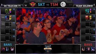 BJERGSEN vs FAKER - Their First Competetive Game | MSI 2015 ( Game)