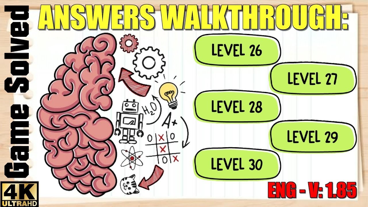 Brain Test: Tricky Puzzles || Level 26, 27, 28, 29, 30 Answers ...