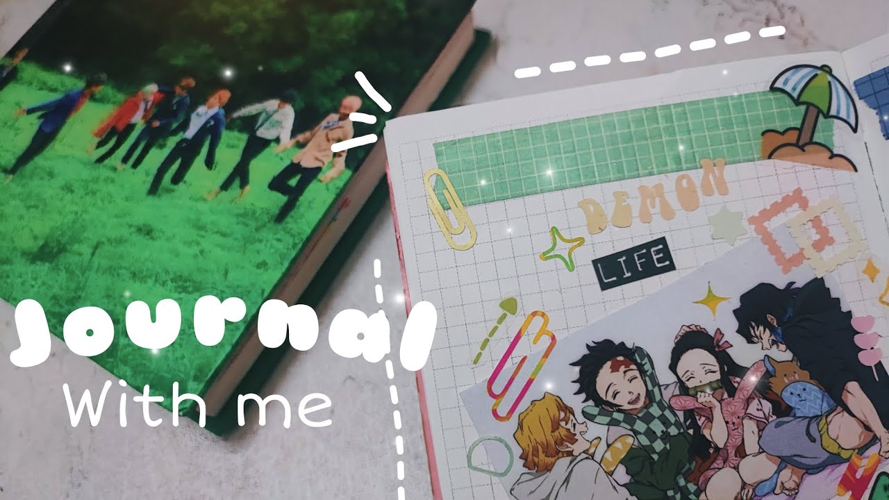 Anime Journal With Me рџњї Demon Slayer Soft Musicрџћ Journal Anime