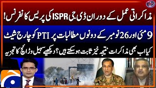 DG ISPR's Press Conference - Chargesheet against PTI  - Negotiations - Suhail Warraich analysis