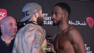UFC Fight Island 8: Michael Chiesa vs. Neil Magny Staredown - MMA Fighting