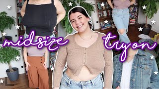 HUGE MIDSIZE CLOTHING HAUL | SIZE 16 TRY ON