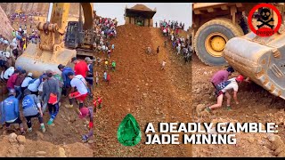 Jade mining with hands -  $31 Billion Industry