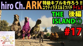 【ARK】THE ISLAND① #17　特級キブルを作ろう!!　ユウティラヌス＆ミツバチ テイム!!　後編