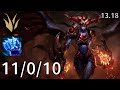 Shyvana Jungle vs Rengar - EUW Master | Patch 13.18