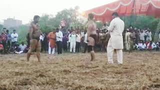 Satinder Mokhriya v/s Shipa lang (Akhara Raiewal) Kushti 25 mint brabar hoi. Pind Tagra near Pinjore