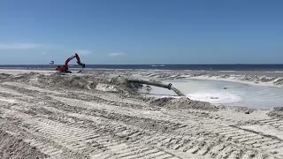 Beach renourishment project continues on Fort Myers Beach