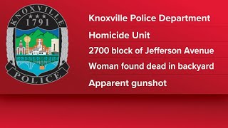 Knoxville police investigating woman's death from apparent gunshot