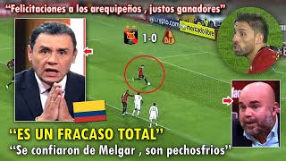 DEVASTADOS! PERIODISTAS COLOMBIANOS EXPLOTAN tras ELIMINACION de TOLIMA vs MELGAR 1-0 HOY