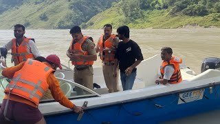 2 boys drowned in river chenab while attending the cremation at Durga nagar Cremation site Khellani