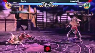 Evo 2013 Soul Cailbur V: KrayzieCD (Maxi) vs Signia (Yoshimitsu)