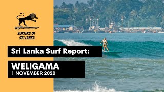 Sri Lanka Surf report: Weligama beach - 1st November 2020