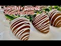 EASY | STEP BY STEP| MAKING PERFECT CHOCOLATE COVERED STRAWBERRIES 🍫🍓