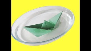 HOW TO MAKE A PAPER BOAT THAT FLOATS 2018 || ORIGAMI BOAT || VERY EASY || Mr.Paper