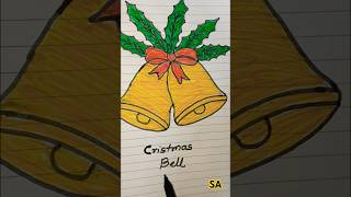 How to draw easy jingle bell drawing!shravani's art!trending song