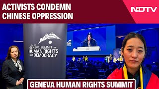 Geneva Human Rights Summit | Activists Condemn Chinese Oppression At Geneva Human Rights Summit