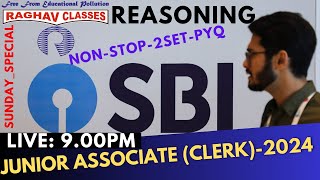 REASONING: BANK: SBI : 3 SET:  NON-STOP : 26 jan 2025