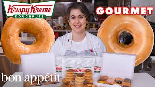 Pastry Chef Attempts to Make Gourmet Krispy Kreme Doughnuts | Gourmet Makes | Bo