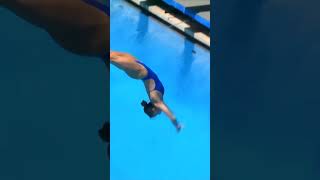 PERFECT Slow Motion Dive #diving #shorts #sports #female