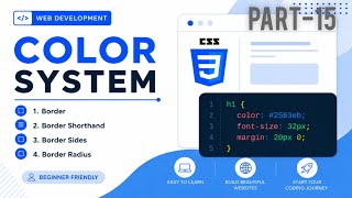 CSS Border Explained 🔥 | Border, Radius & Shorthand in One Video #webdevelopment #css #coding #trend