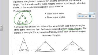 1 28 14 C2M Lesson 62 Classifying Triangles