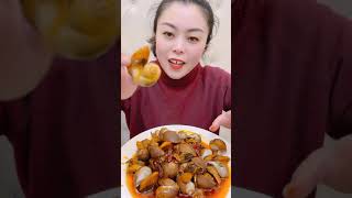 Spicy Seafood Mukbang TikTok Chinese ASMR Eating Sounds (Crab,Uni, Octopus, Squid, Sashimi)#156