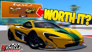 Is The McLaren P1 GTR Gamepass Worth It In Vehicle Legends? | Full Review