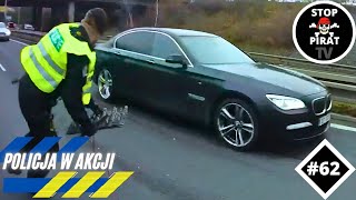 POLICJA W AKCJI #62 - Obława na skradzione Audi, wyskok przez rondo, cwaniaczki i piraci drogowi