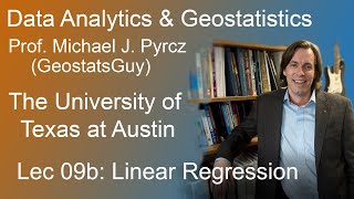 09b Data Analytics: Linear Regression