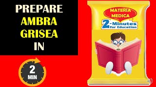 ||TRICKS TO REMEMBER-AMBRA GRISEA||TRICKS TO REMEMBER MATERIA MEDICA ||DR.DEEKSHA||