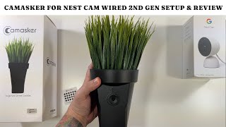 Camasker For Nest Cam Wired 2nd Gen Setup & Review