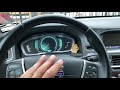 Volvo V60 - How to open the fuel door/gas cap