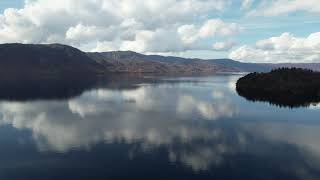 ドローン空撮  紅葉の十和田湖　Lake Towada　Drone video aerial photography