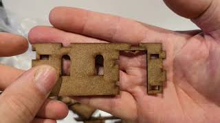 JB Wargaming Scenery MDF Adobe Buildings Unboxing