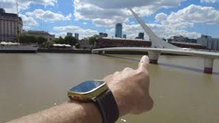 Womans Bridge or Puente De La Mujer Bridge. - Buenos Aires Argentina - ECTV