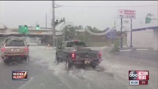 Rain, floods wreak havoc on Tampa Bay area