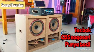 bikin miniatur sound sistem buat bocil dari kardus // BOK CBS nogosari