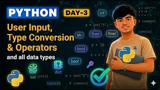 ๐ Day 3 Python Tutorial in Nepali | User Input, Type Conversion & Operators | Python for Beginners