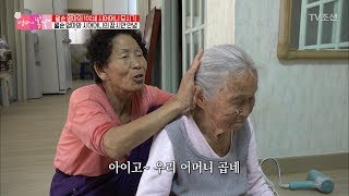 수술 전 시어머니의 머리를 손질해주는 엄마 [엄마의 봄날] 116회 20171126