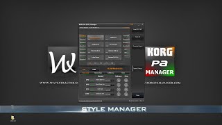 KORG PA Manager - STYLE Manager - [Part 3]