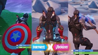 Fortnite Iron Man Videos Votube Net - fortnite avengers endgame thor s hammer iron man s gaunlets cap s shield gameplay