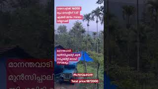 വയനാട്ടിൽ 16000 രൂപ സെന്റിന് 1.17 ഏക്കർ ജന്മം സ്ഥലം വില്പനക്ക്##Wayanad tourism ##